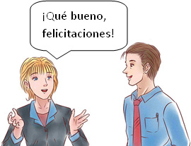 Postura de Felicitación